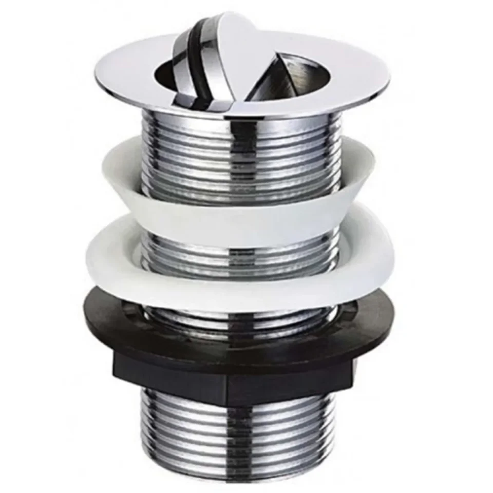 Pura Unslotted Flip Top Spinning Swivel Bathroom Basin Sink Waste FW101 - SALE product image - Image 1