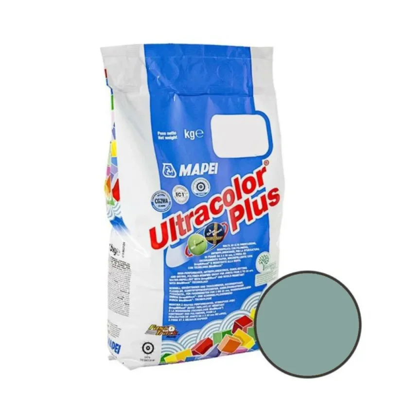 Mapei Ultracolor Plus 177 Sage Grout 5kg product image - Image 1