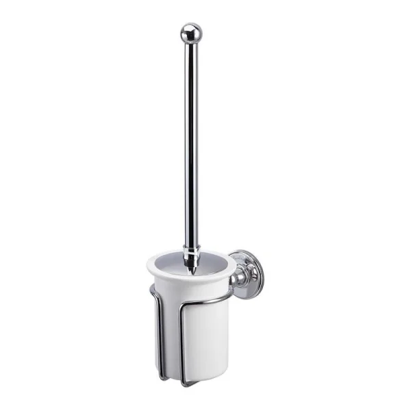 Burlington Toilet Brush & Holder Chrome