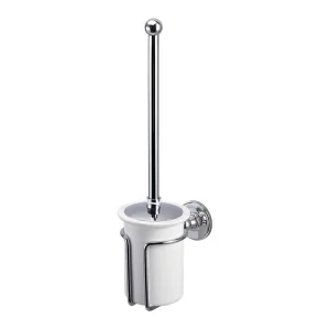 Burlington Toilet Brush & Holder Chrome