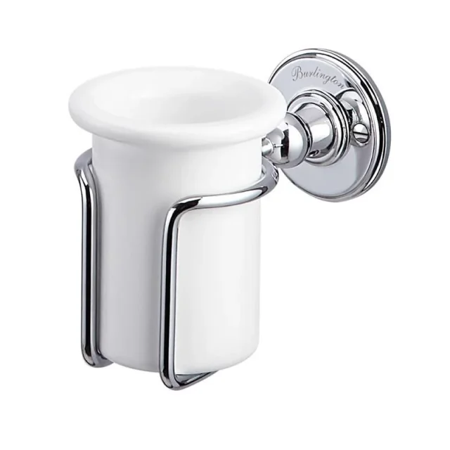 Burlington Tumbler & Holder Chrome product image - Image 1
