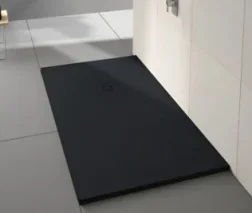 Merlyn Truestone Rectangle Tray Pure Black 1200 X 800mm product image - Image 1