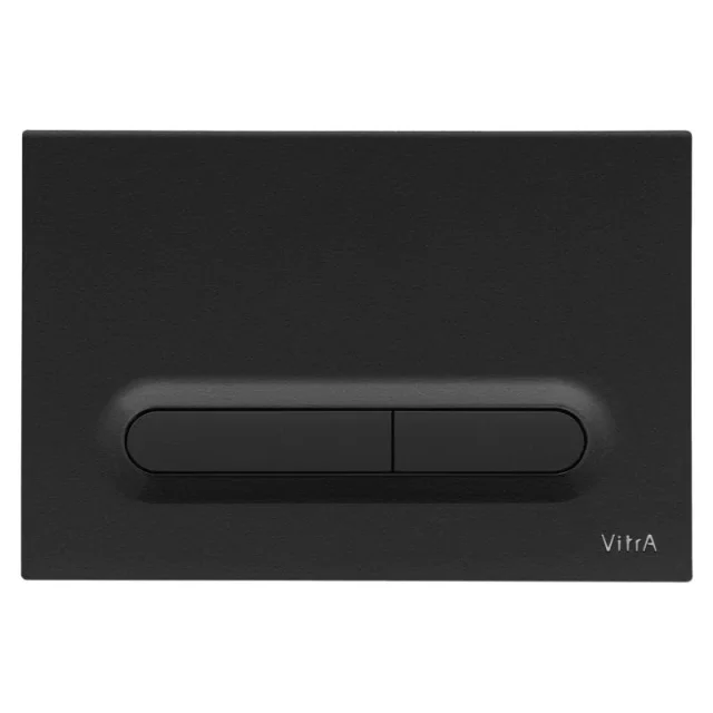 Vitra Loop T Flush Plate - Matt Black ~ product image - Image 1