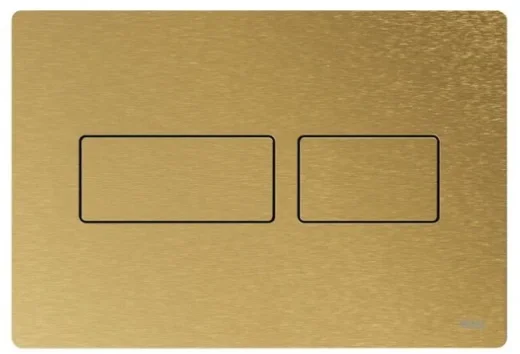 Tece Solid Dual Flush, Brushed Brass New product image - Image 1