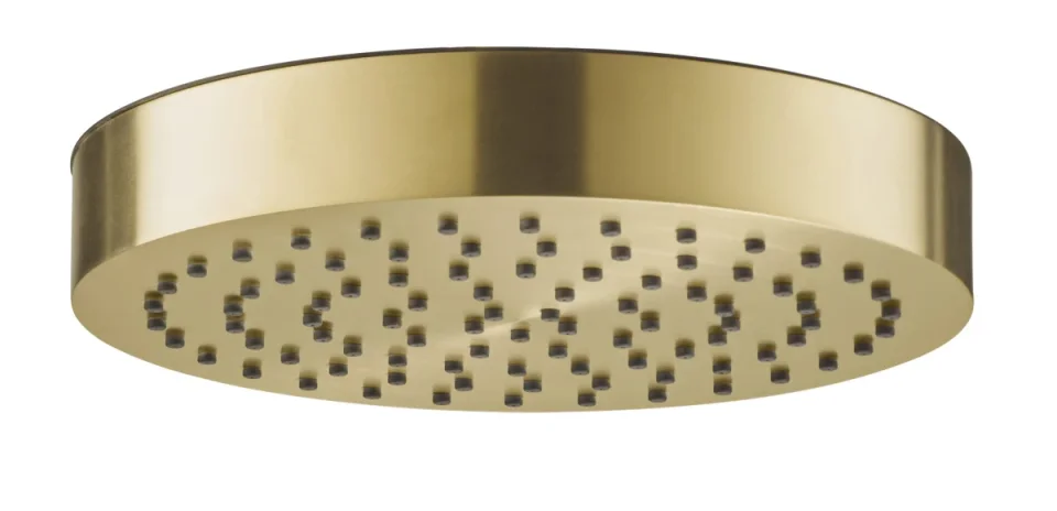 Just Taps Showerhead Brushed Brass product image - Image 1
