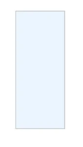 London Showers Bespoke 2270 x 400 mm 10mm EasyClean Shower Glass 