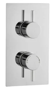 Cubico Vogue Dual Round Control Concealed Valve Cvc01 (single Outlet)