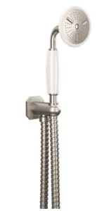 Crosswater Belgravia Handset, Wall Outlet and Hose Brushed Nickel