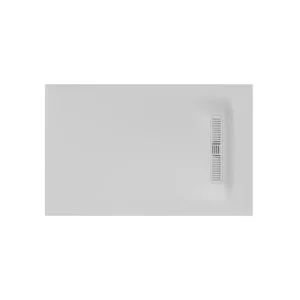 Crosswater Vito Rectangle Shower Tray 900 x 1100 25mm Matt White