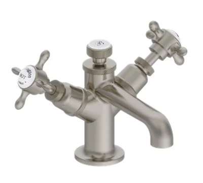 Burlington Guild Basin Mono Deck Mounted No Waste Brushed Nickel