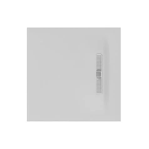 Crosswater Vito Square Shower Tray 900 25mm Matt White