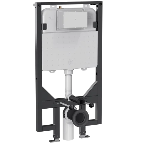 Crosswater Slim Depth Wc Support Frame 1.14m Height (with Dual Flush Concealed Cistern & Installation Kit)