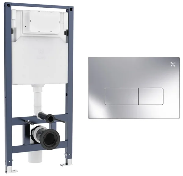 Crosswater Mpro Frame Set 2 Chrome