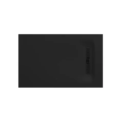 Crosswater Vito Rectangle Shower Tray 800 x 1100 25mm Matt Black