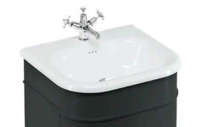 Burlington Chalfont Ceramic Basin 550mm 1 Tap Hole