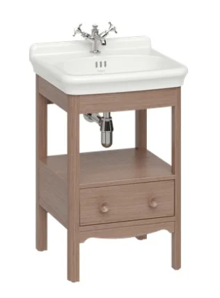 Burlington Guild Floor Standing Vanity 560mm Dark Oak