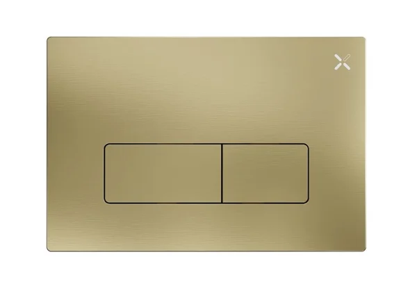 Crosswater Mpro Flush Plate Brushed Brass