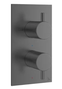 Crosswater Mpro 2 Handle Bath Shower Etched Trimset Slate