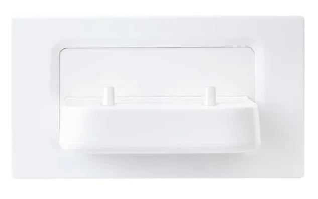 Cubico In Wall Electric Twin Toothbrush Charger White product image - Image 1