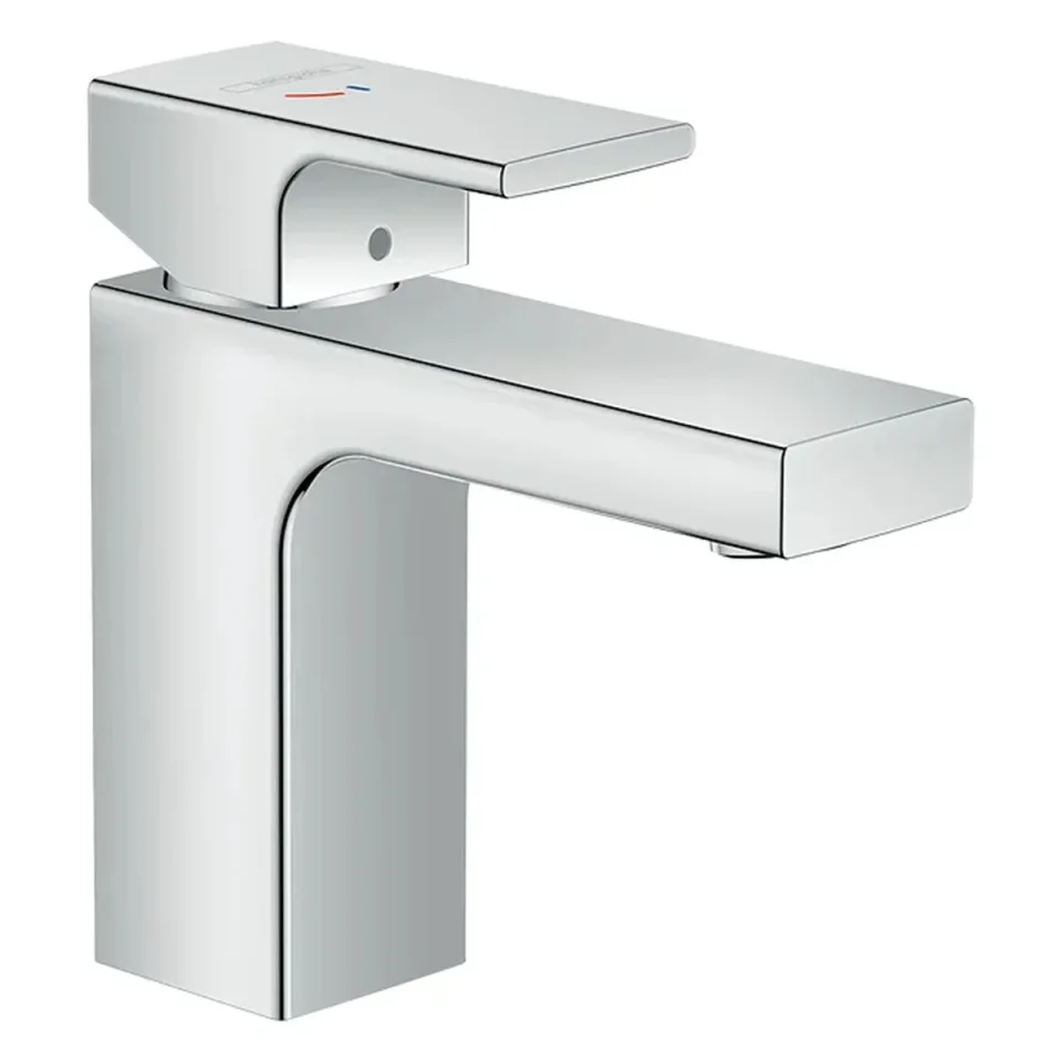 Hansgrohe Vernis Shape Single Lever Basin Mixer 100 Coolstart With Pop-up Waste Set Chrome product image - Image 1