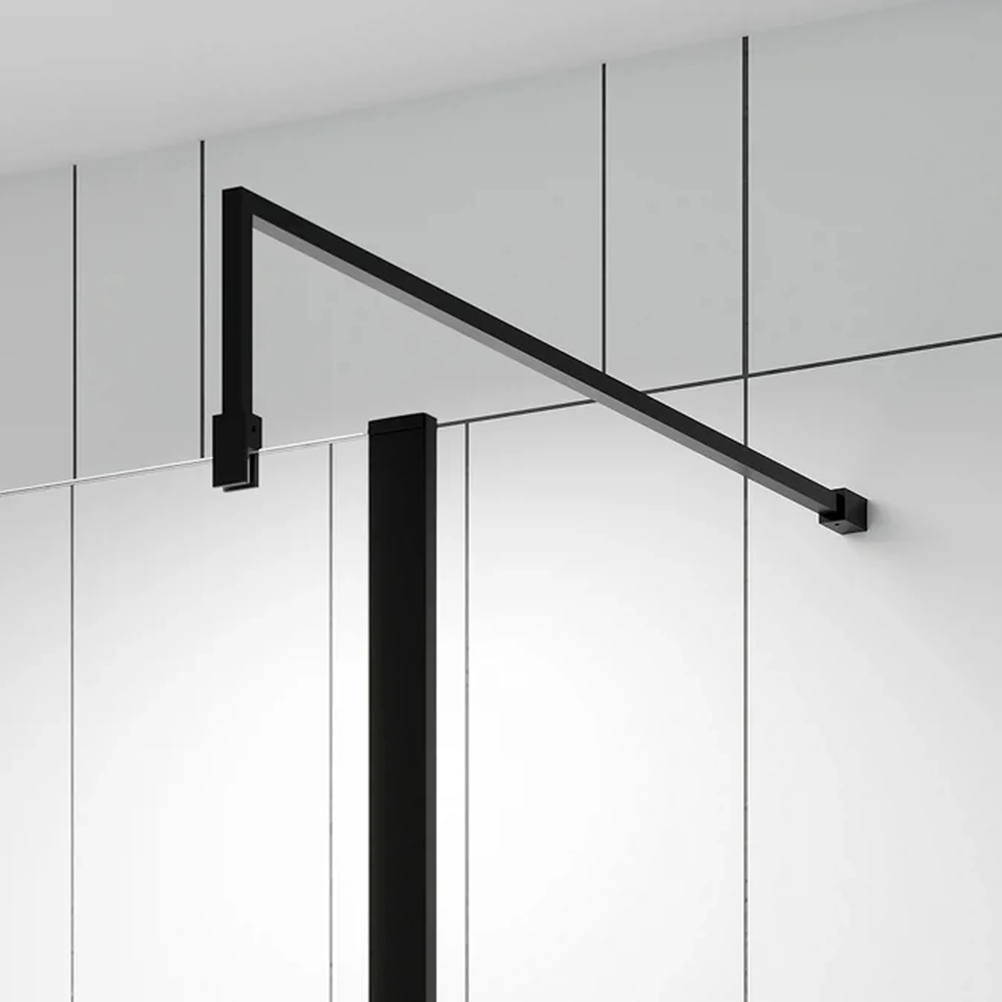 Hudson Reed Wetroom Screen Support Arm Matt Black