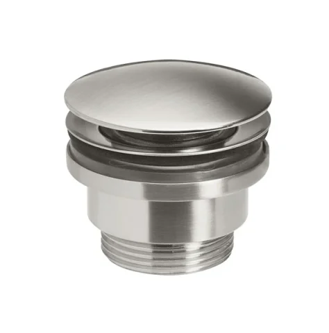 Crosswater MPRO Universal Basin Click Clack Waste Brushed Nickel detail view - Image 2