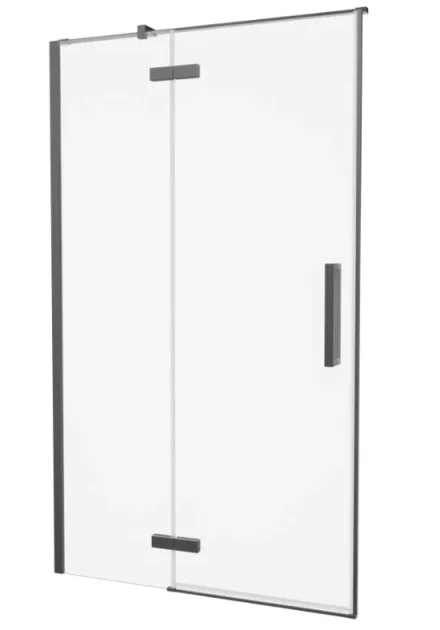 Crosswater Asura Hinged Door with Inline 1000 Slate detail view - Image 2