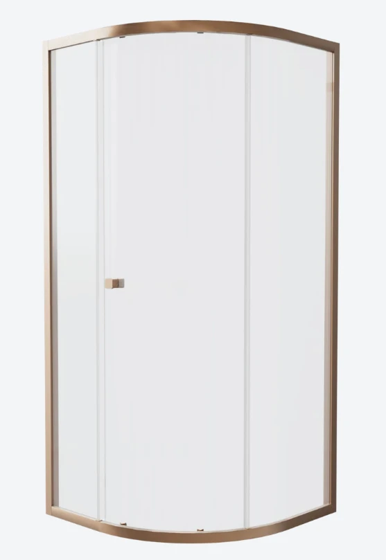 Crosswater 6mm Quadrant Single Door 900 Brushed Bronze