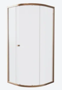 Crosswater 6mm Quadrant Single Door 900 Brushed Bronze