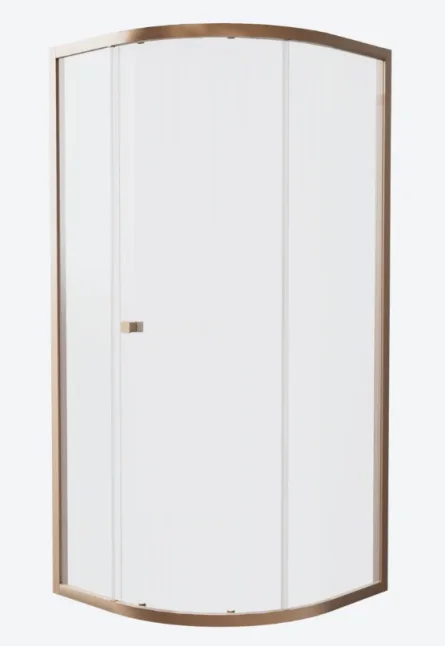 Crosswater 6mm Quadrant Single Door 900 Brushed Bronze detail view - Image 1