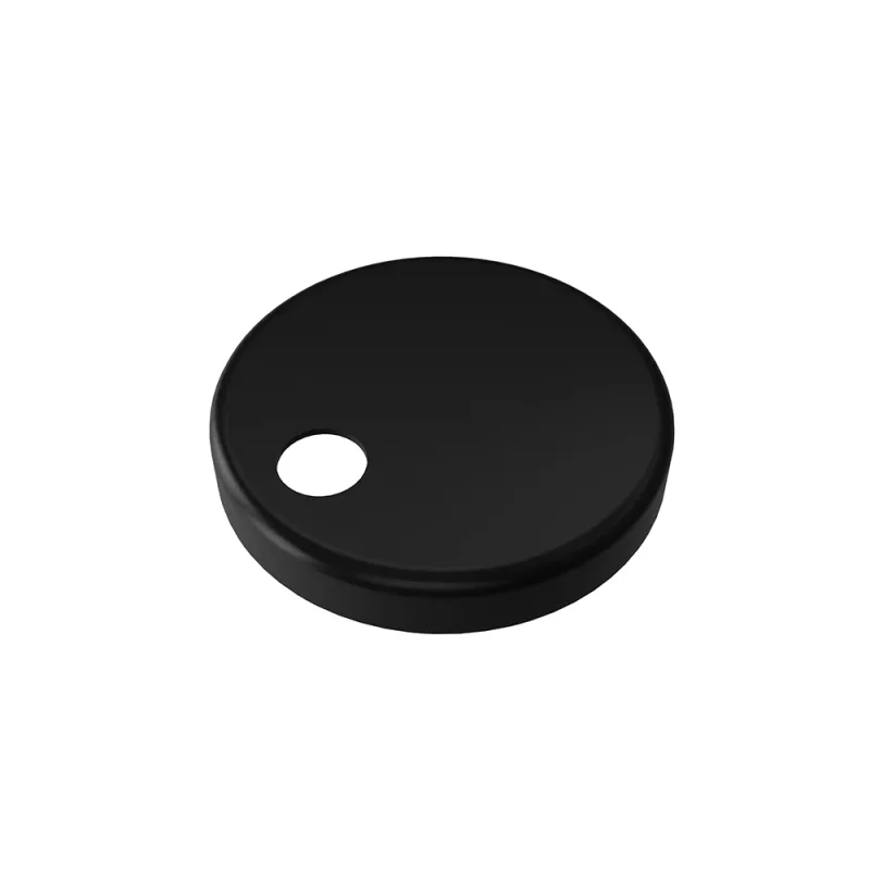 Crosswater Glide II Decorative Hinge Cover Matt Black detail view - Image 2