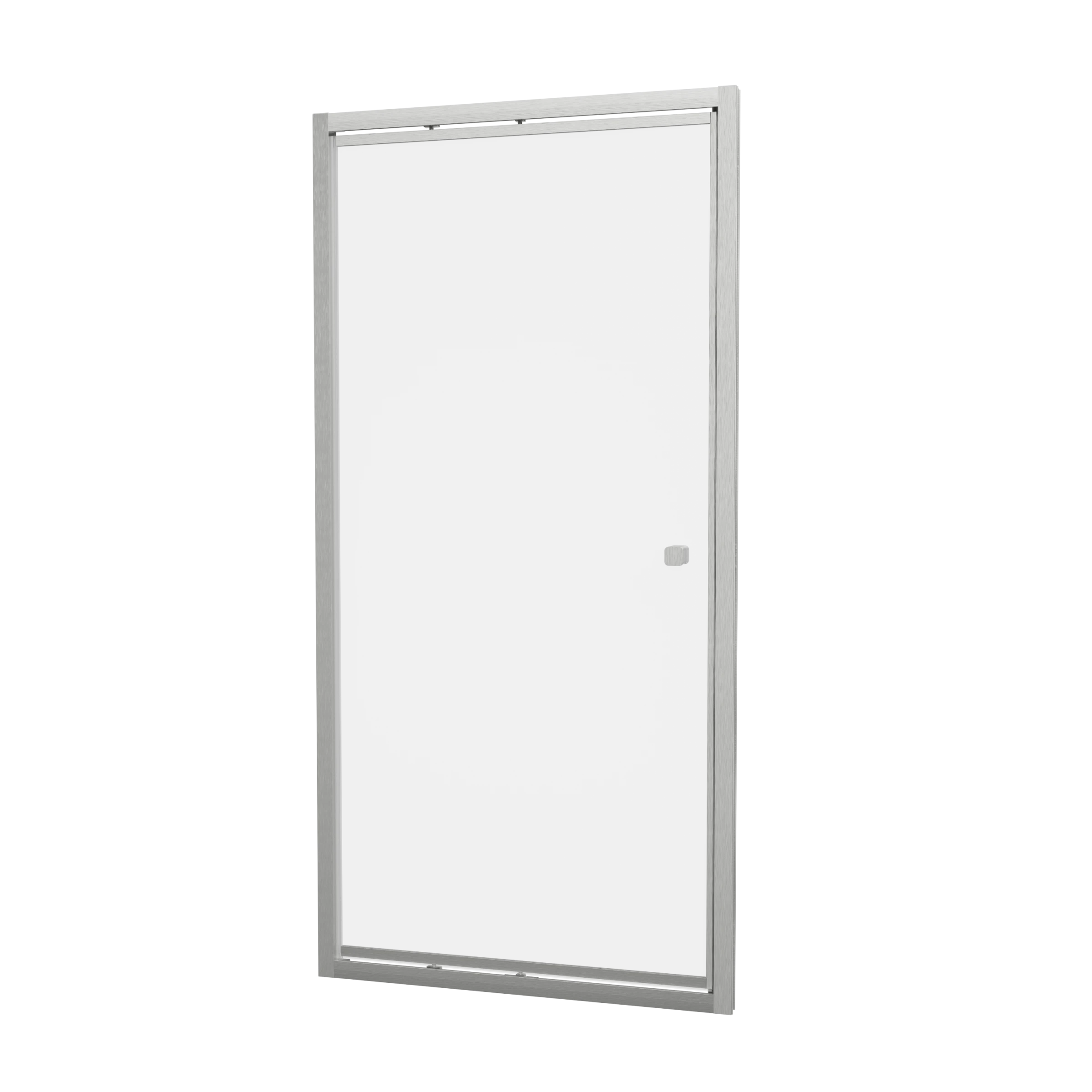 Crosswater Clear 6 Infold Door 800 Brushed Nickel