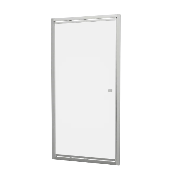 Crosswater Clear 6 Infold Door 800 Brushed Nickel