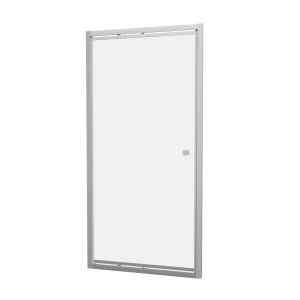 Crosswater Clear 6 Infold Door 800 Brushed Nickel