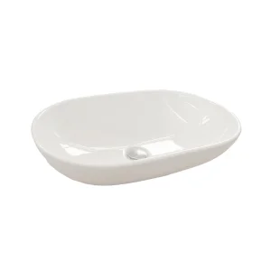 Britton Pool Countertop Basin 585 X 390mm 0th Gloss White