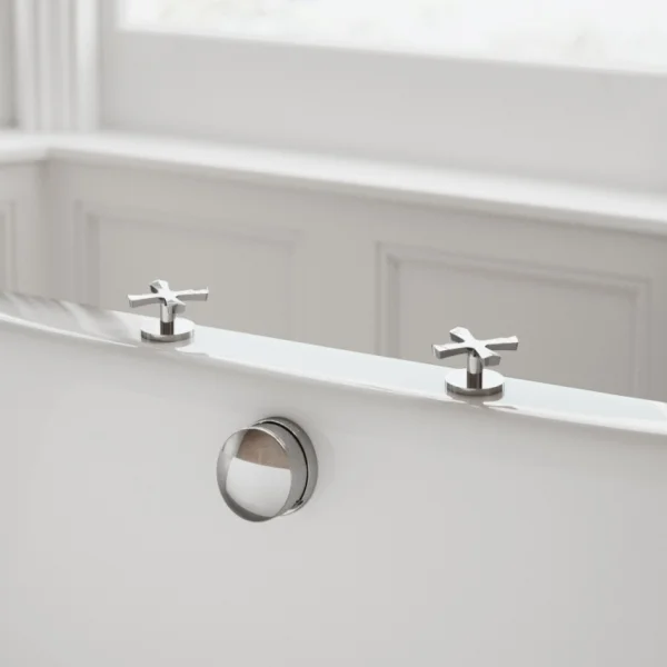 Burlington Overflow Bath Filler Ext With Cc Waste Chrome