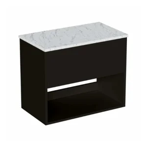 Britton Hackney Basin Unit 700mm Black Matt