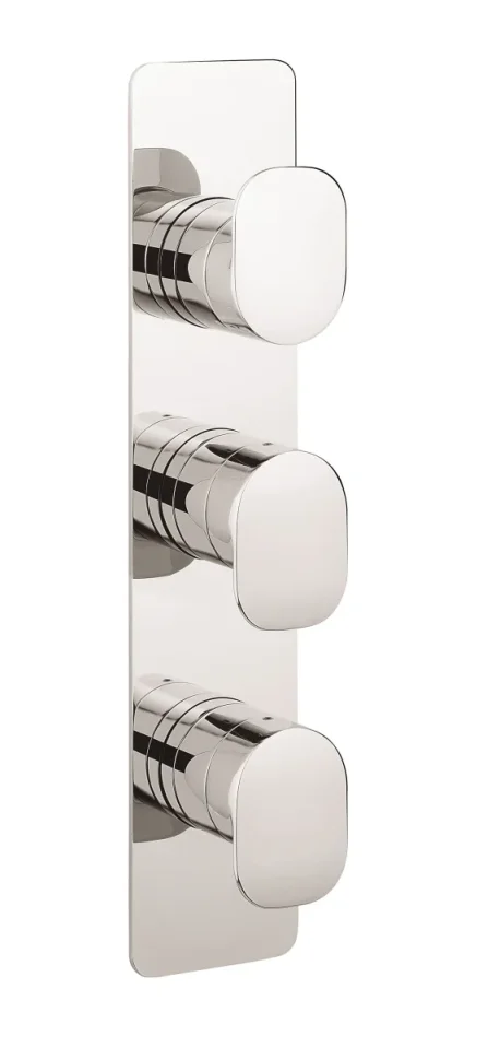 Crosswater Zero 2 3 Handle Trimset (must be paired with WLBP2000RC_V2 or WLBP3000RC_V2) Chrome detail view - Image 2