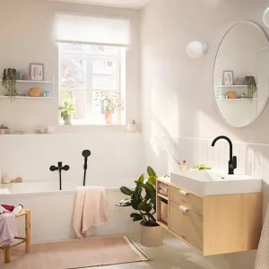Hansgrohe Rebris S Manual Mixers 503 X 266 X 132mm Black - Matt