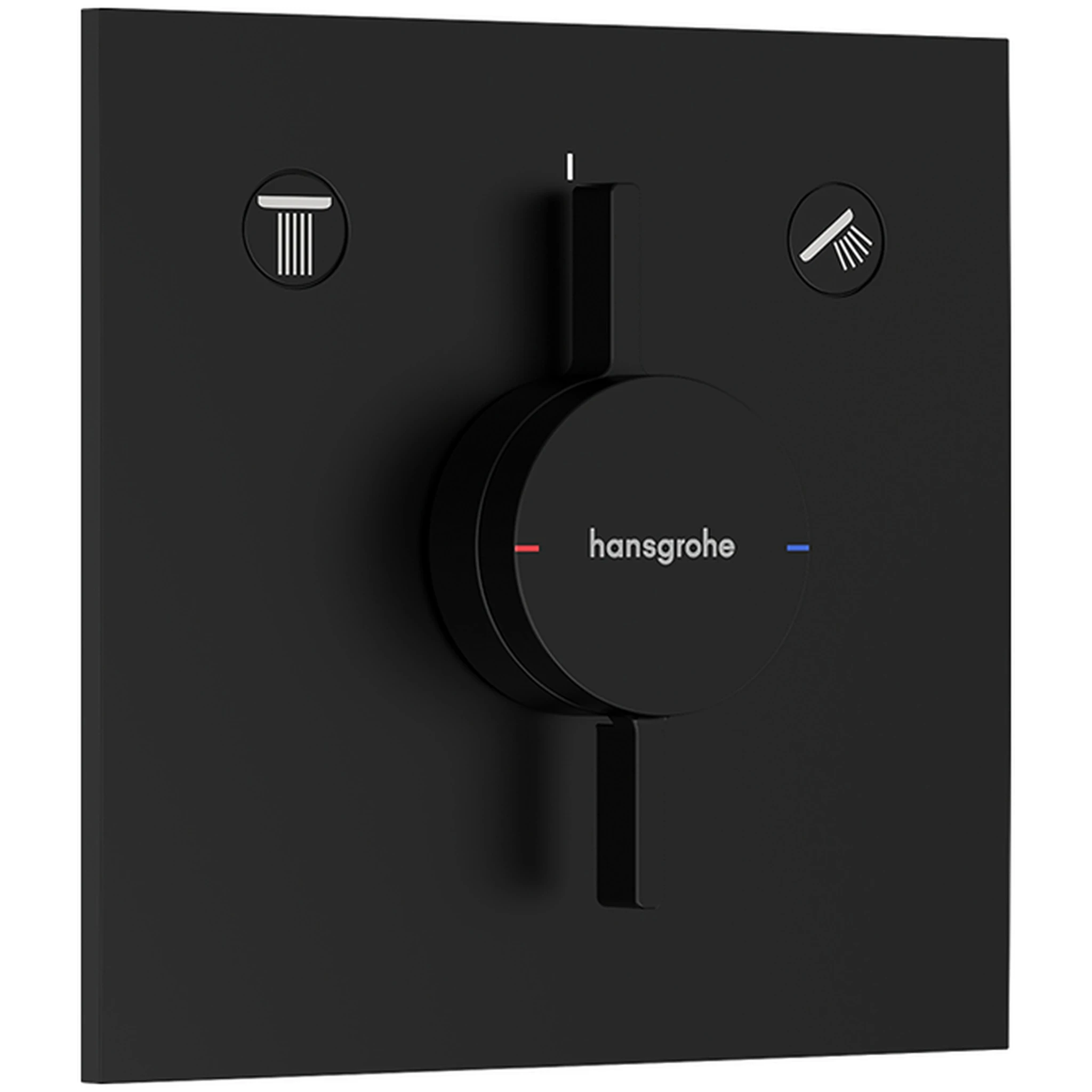 Hansgrohe Duoturn E Shower Mixers Concealed 237 X 265 X 175mm Black - Matt