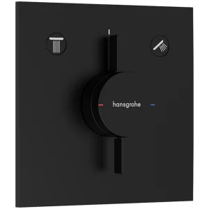 Hansgrohe Duoturn E Shower Mixers Concealed 237 X 265 X 175mm Black - Matt