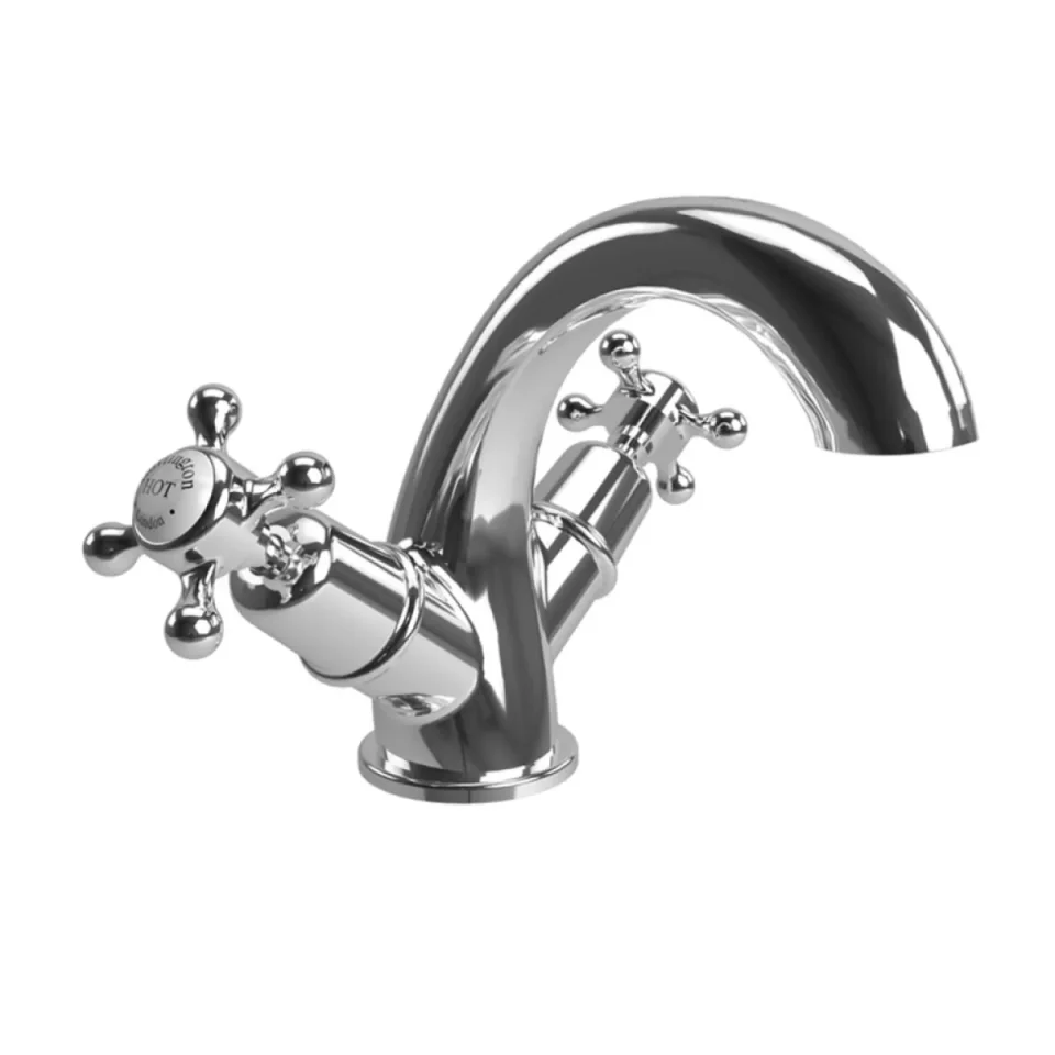 Burlington Claremont T27 Mono Basin Mixer Chrome product image - Image 1
