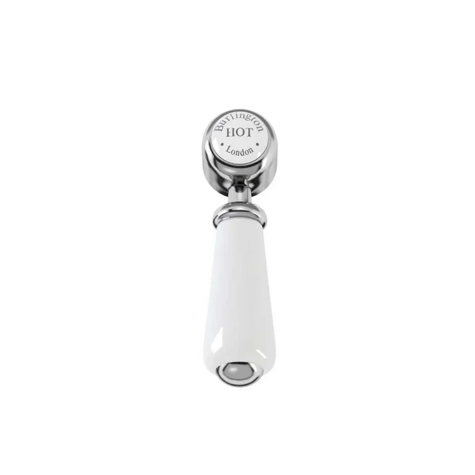 Burlington Qt Kensington 3h Basin Mixer Chrome detail view - Image 4