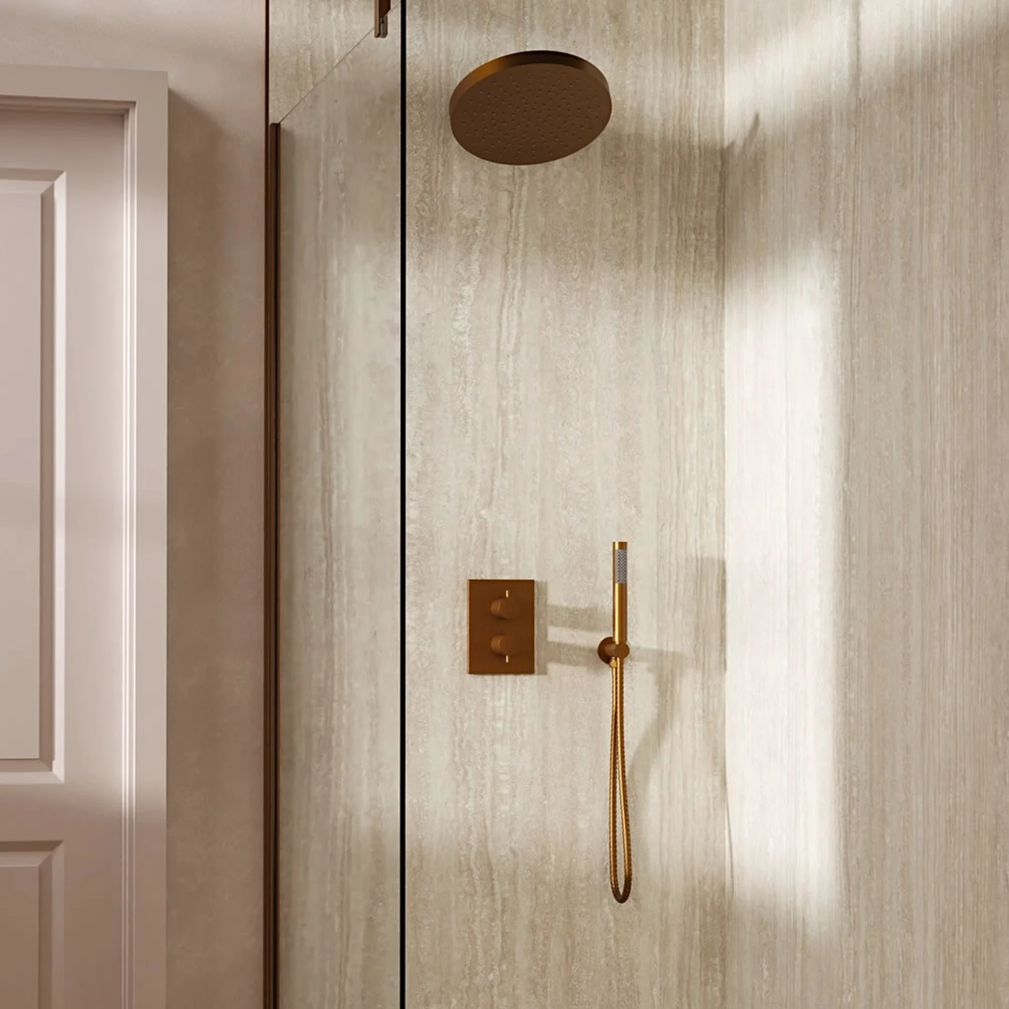 Crosswater Crossbox Shower Set 8 Brushed Bronze