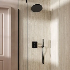 Crosswater Crossbox Shower Set 8 Matt Black
