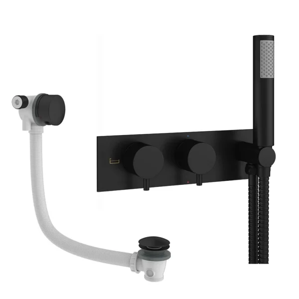Crosswater Design Shower Set 5 Matt Black