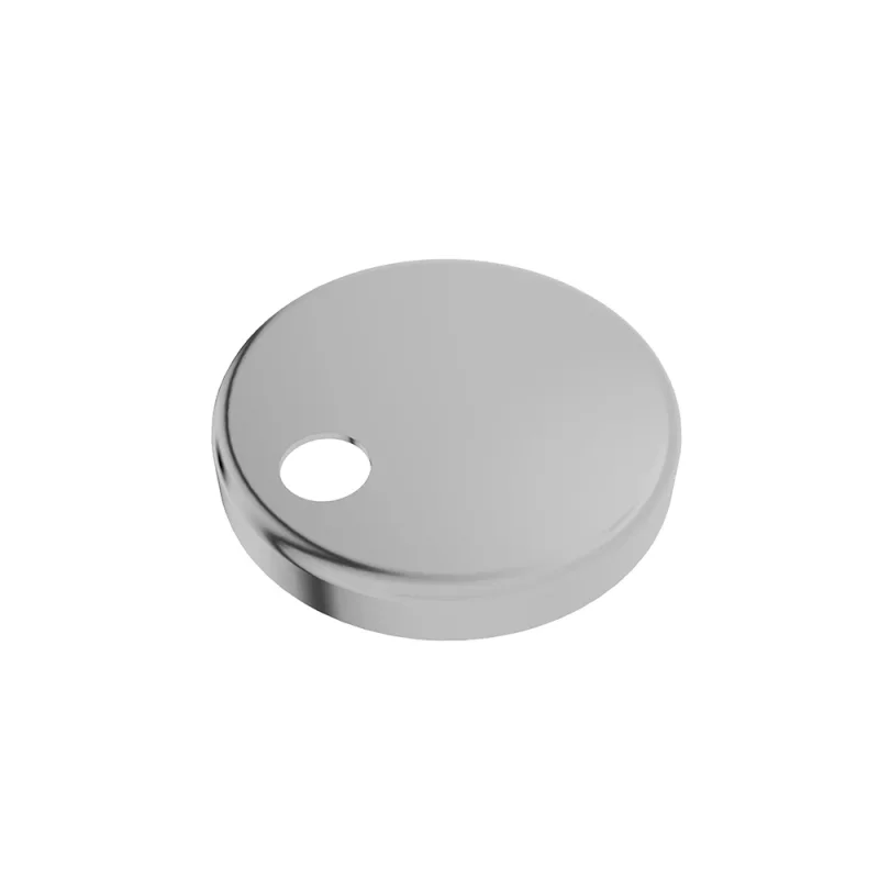 Crosswater Glide II Decorative Hinge Cover Chrome detail view - Image 2