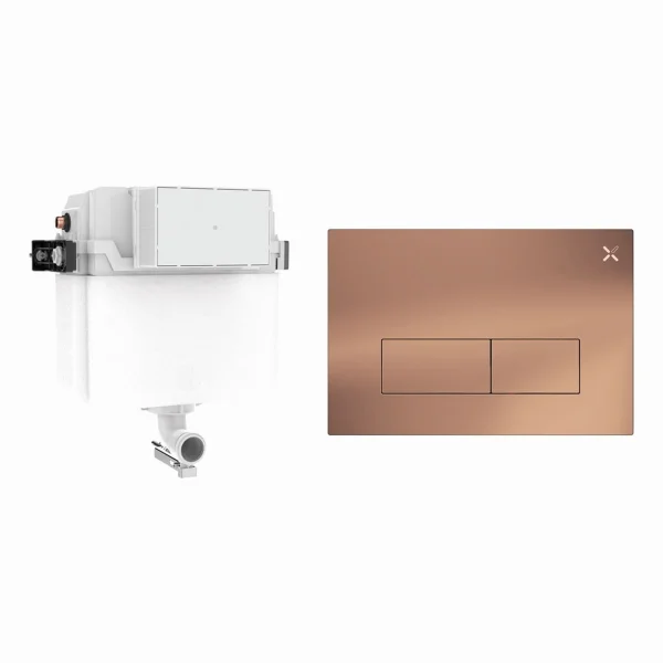 Crosswater Mpro Stainless Steel Cistern Set 1 Brushed Bronze