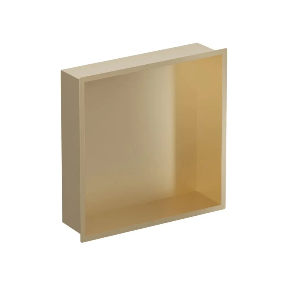 Crosswater Niches 305 X 305mm X 80mm Brushed Brass product image - Image 1