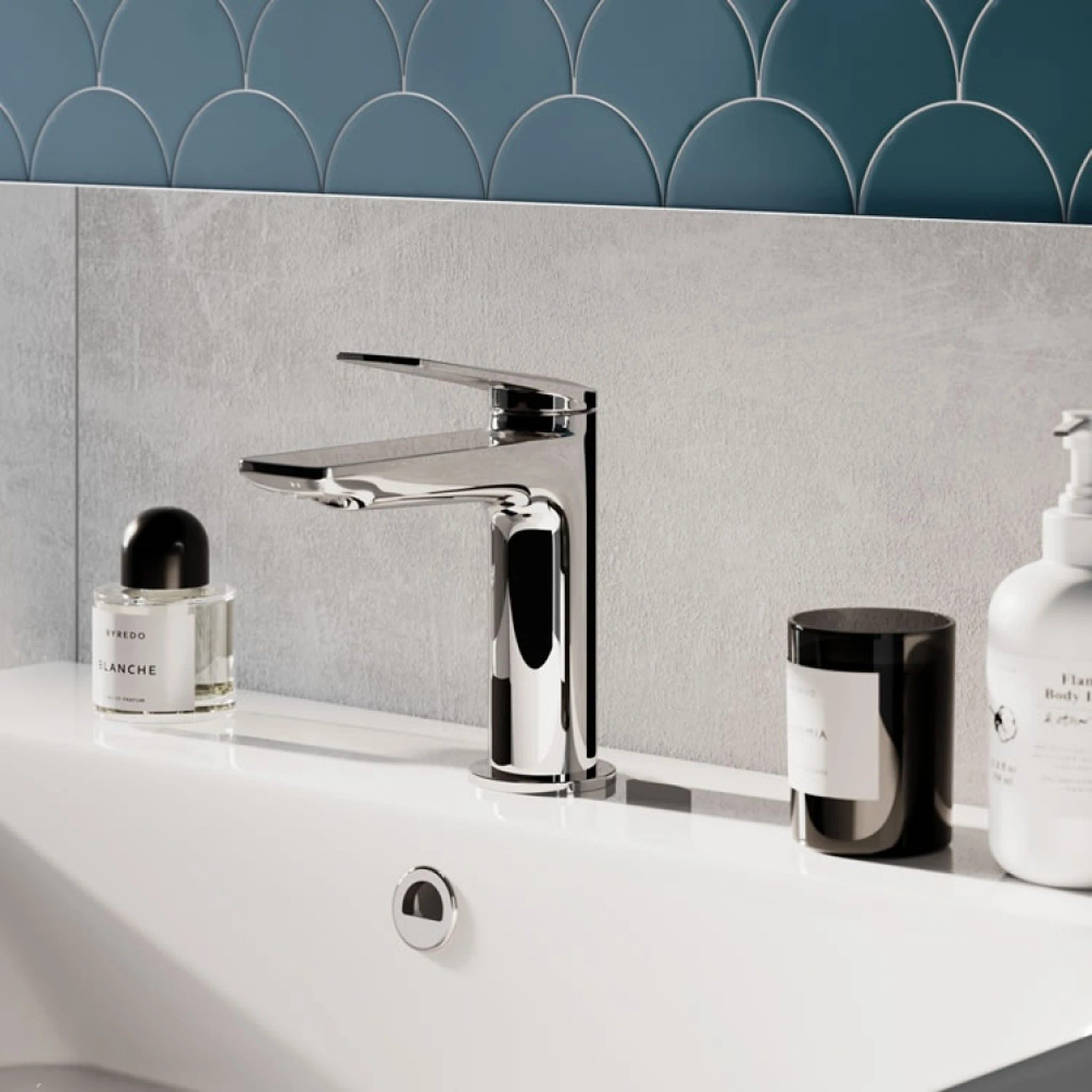Britton Greenwich Mono Basin Mixer Chrome